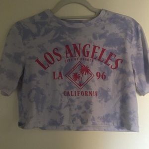 Los Angeles crop top